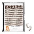 D Curl Cluster Lashes 12mm - 120 Pcs Dramatic Volume False Eyelashes