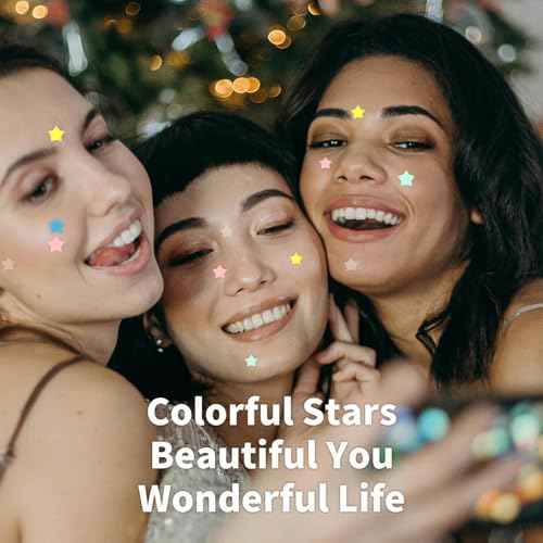 200 Count Star Pimple Patches for Face, Hydrocolloid Acne Pimple Patches with Tea Tree Oil for Party Gift Covering Zits Blemishes