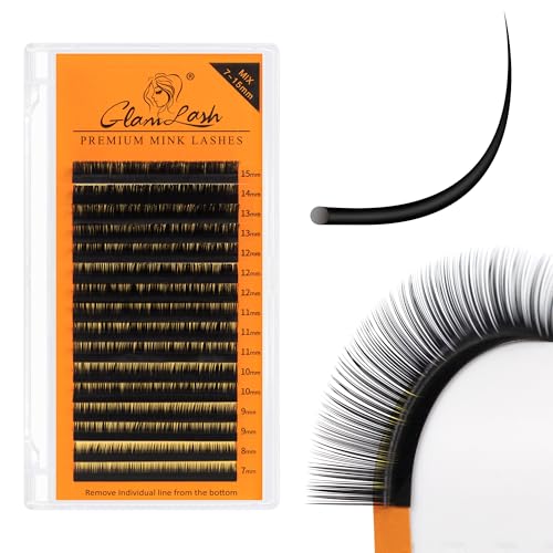 Classic Lash Extensions 0.15mm LC Curl 7-15mm Mix