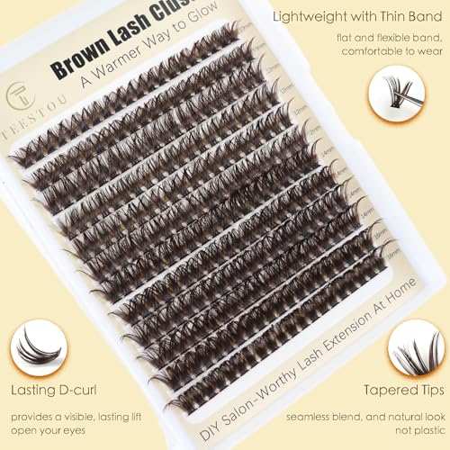 Dark Brown Lash Clusters 60D - DIY Eyelash Extensions 10-16mm
