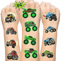 Monster Truck Glow in Dark Temporary Tattoos - 86 Pcs