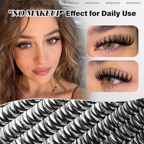 Flaunt Flora Lash Clusters Kit 8-14MM Wispy Eyelash Extensions