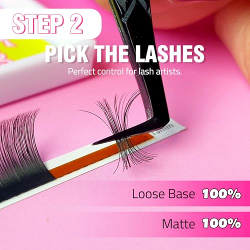 TDANCE Shimmy-Free Self Fanning Lash Extensions 0.05C 8-15mm