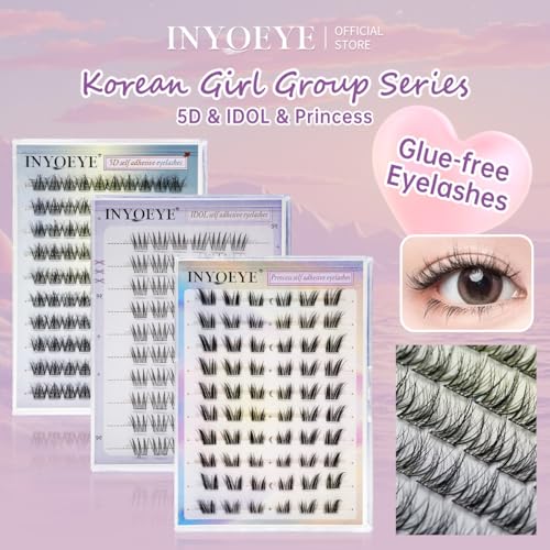 Self-Adhesive 5D-Curl Eyelash Clusters - 100pcs, 12-13mm