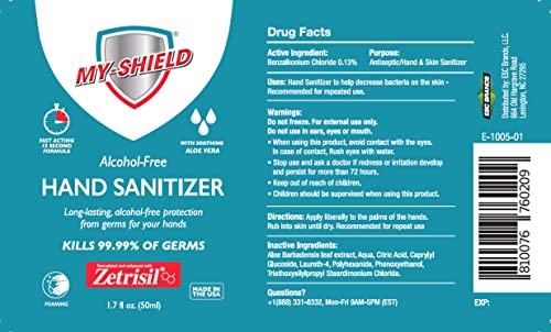 My-Shield Hand Sanitizer Foam 1.7 oz (4-Pack)