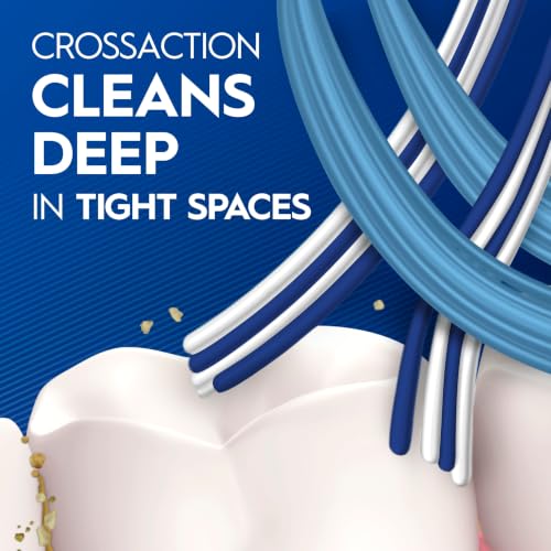Oral-B Pro Clean Cross Action Manual Toothbrushes Pack of 6 for Deep Plaque Removal