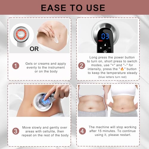 Cordless Body Shaping Massager – 10 Intensity Levels, Handheld