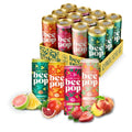 BeePop Prebiotic + Postbiotic Sparkling Drink Variety Pack - 4 Flavors