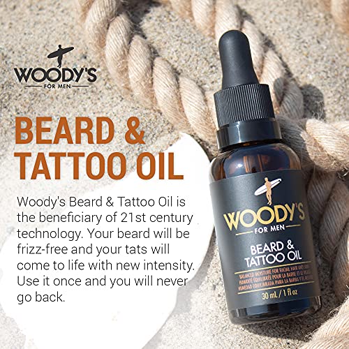 Woody's Beard & Tattoo Oil, 1-Pack