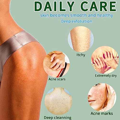 African Exfoliating Net, African Net Sponge, Nylon African Bathing Sponge Net, African Net Long Net Bath Sponge Shower Body Scrubber Back Scrubber Skin Smoother ((Black,White,Blue,Emerald Green))