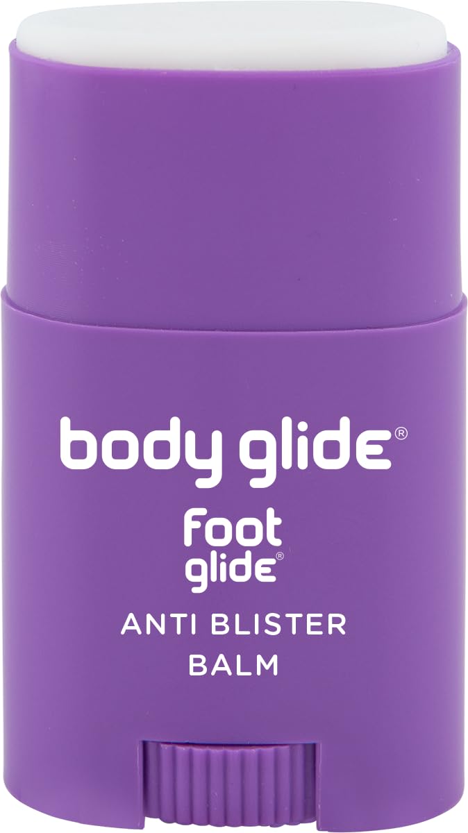 Body Glide Foot Glide Anti Blister Balm | blister prevention for heels, shoes, cleats, boots, socks, and sandals | Use on toes, heel, ankle, arch, sole and ball of foot | 0.8oz