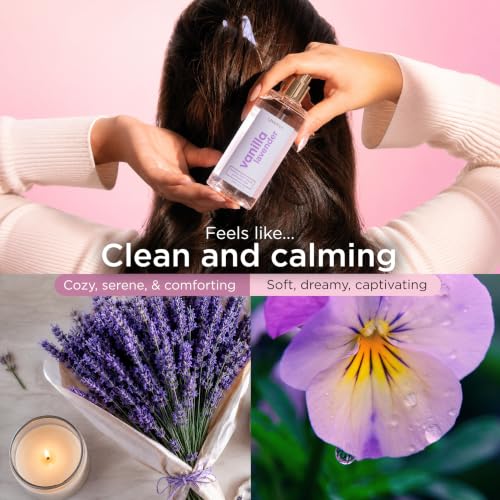 Lavanila Vanilla Lavender Hair & Body Mist 5 Oz - Calming Organic Fragrance for Women