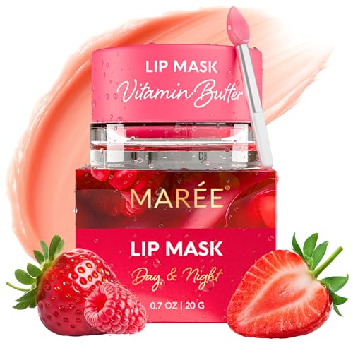 MAREE Overnight Lip Mask - Hydrating Lip Butter for Dry Lips