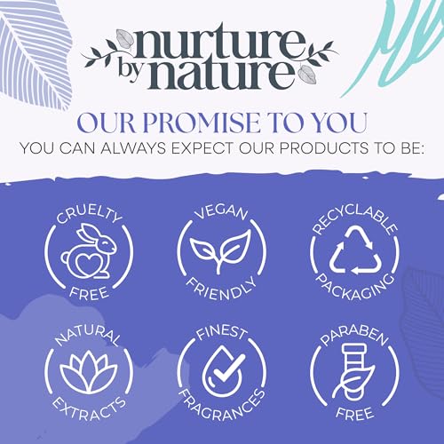 NURTURE BY NATURE Self Care Gift Set for Women ? 6 Piece Relaxing Bath & Body Spa Gift Basket with Bath Bomb, Hand Cream & Scented Candle ? Self Care Gifts for Valentine¡¯s Day & Mother¡¯s Day Gift