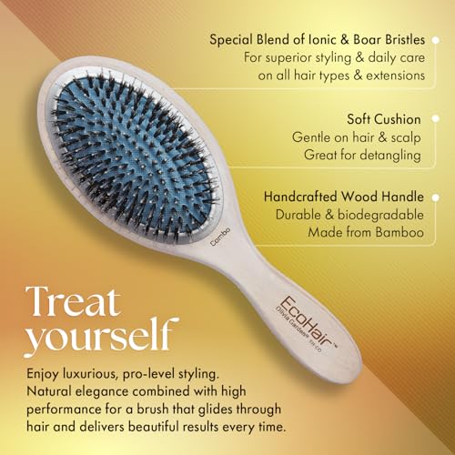Olivia Garden EcoHair Bamboo Paddle Hair Brush