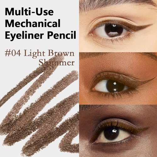 Kaely Shimmer Gel Eyeliner Pencil Set - Waterproof & Smudge Proof