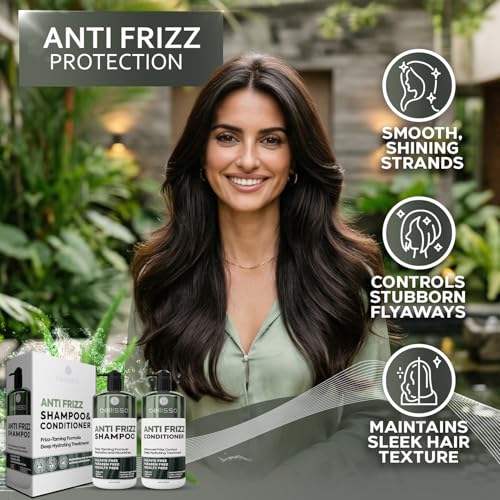 Bellisso Anti Frizz Shampoo & Conditioner Set - 16 Fl Oz