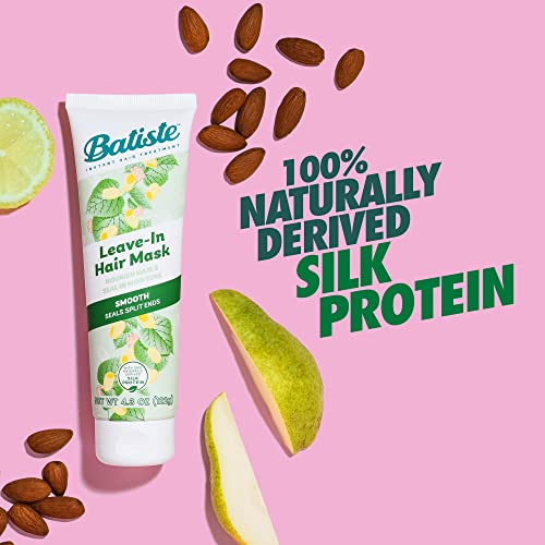 Batiste Heat Protectant For Hair & Leave In Conditioner Hair Mask, Repair and Restore Formula, Hair Conditioner for Dry or Wet Hair, Infused with vitamin E for Enhancing Haircare, 4.3oz. (Pack of 2)