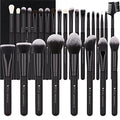 DUcare Professional Makeup Brushes Set 27Pcs Makeup Brush Set Premium Synthetic Kabuki Foundation Blending Face Powder Blush Concealers Eye Shadows Brushes
