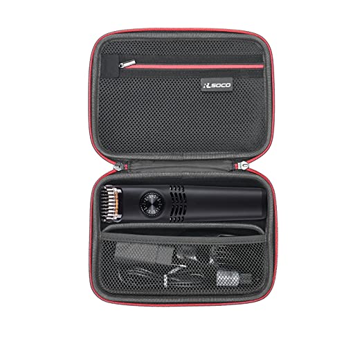 RLSOCO Carrying Case Compatible With Bell+Howell Vacutrim Deluxe Cordless Mens Beard Trimmer | Compact Design with YKK Zipper & Scratch Protection (Case Only)