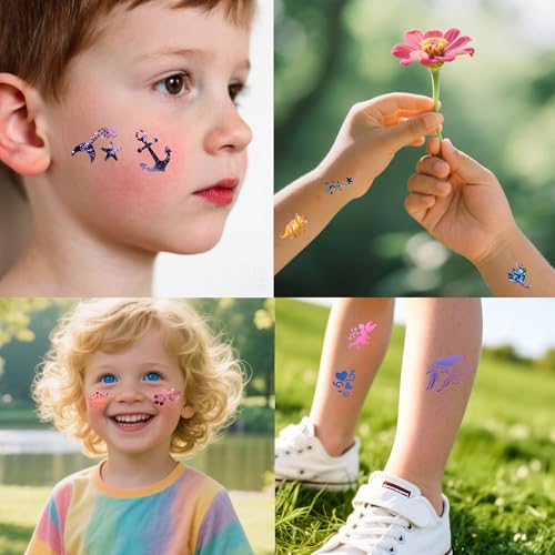 660+ Temporary Tattoo Stencils Kit for Face & Body