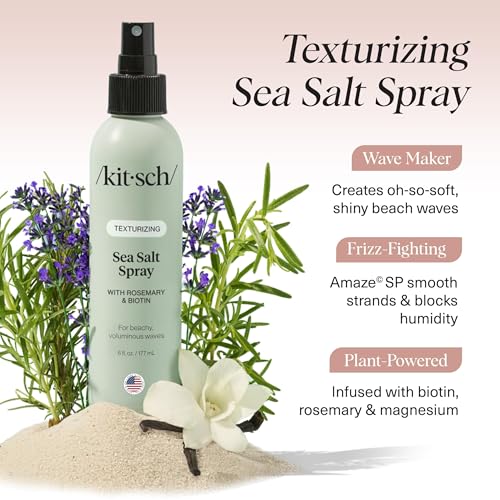 Kitsch Sea Salt Spray & Hair Perfume Set - Amber Shores Texturizing Spray