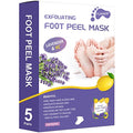 Exfoliating Foot Peeling Mask (5 Pack) - Natural Peel for Dry Skin & Calluses