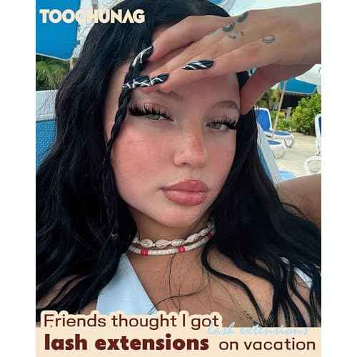 Manga Lash Clusters Kit Volume Eyelash Clusters 12-18mm Anime Lashes Clusters DIY Individual Lash Extension Kit Spiky Cluster Eyelash Extensions Kit with Lash Bond,Seal,Tweezers by TOOCHUNAG