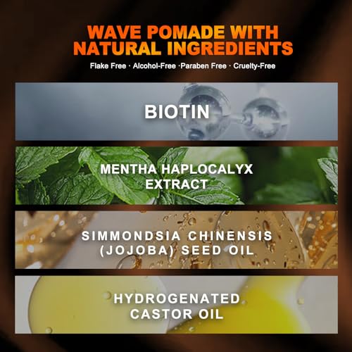 SEVICH 360° Wave Control Pomade - Strong Hold Hair Styling Gel 100g