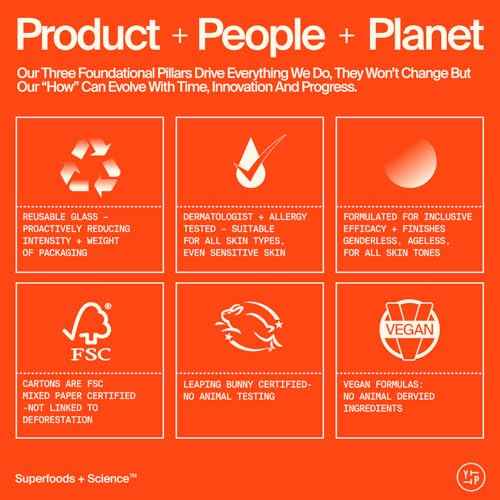 Youth To The People Superfruit Facial Cleanser Full Size - Papaya + Vitamin C Exfoliating Face Wash, Cellular Skin Renewal with AHA + BHA, Evens Skin Tone & Texture for Soft + Radiant Skin - 5 fl oz