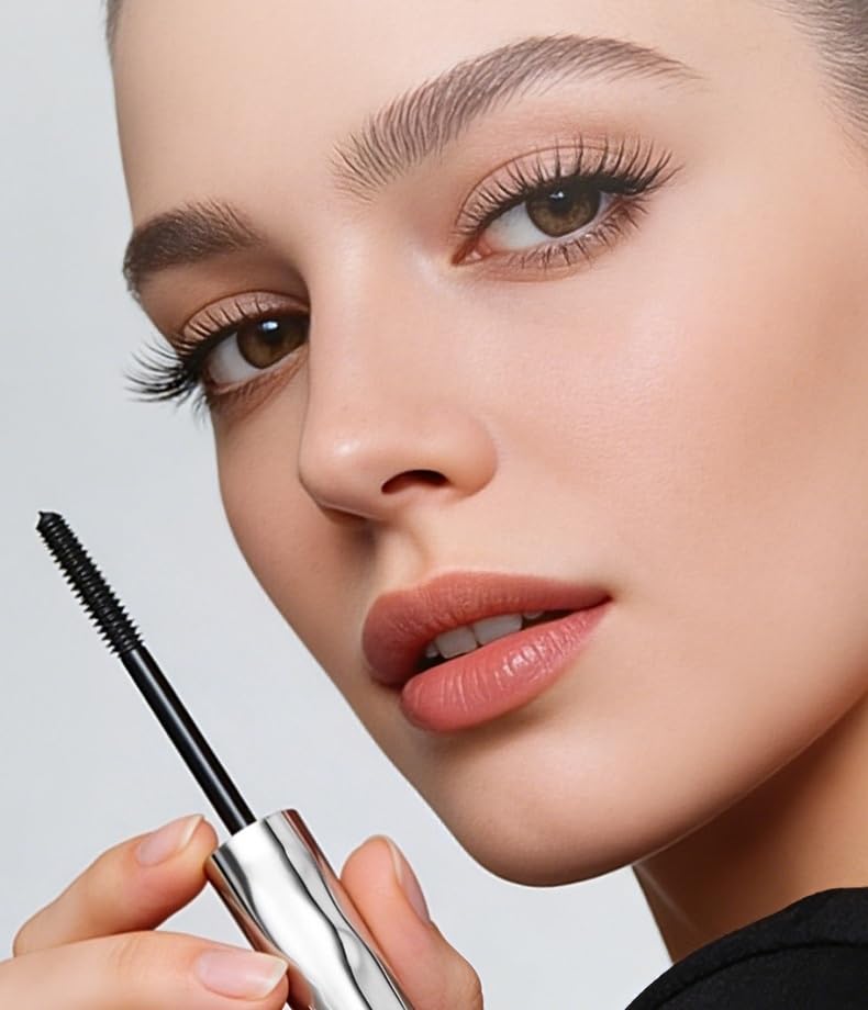 Waterproof 3D Curling Mascara with Metal Wand - Black, 2 Pack