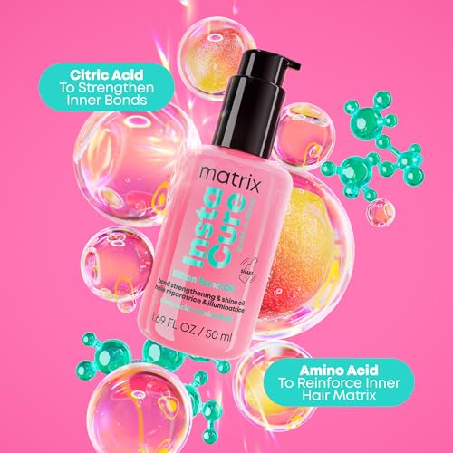 MATRIX Instacure Build-A-Bond Hair Oil 1.69 Fl Oz - Repair & Protect Damaged Hair