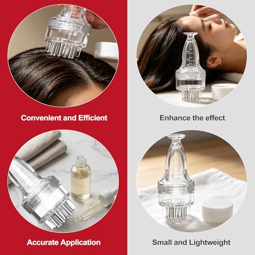 KlayXira Hair Oil Applicator Comb for Scalp & Hair Serum Distribution