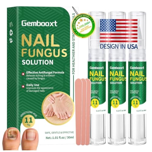 Gembooxt Toenail Fungus Treatment Pen with Tea Tree Oil & Undecylenic Acid
