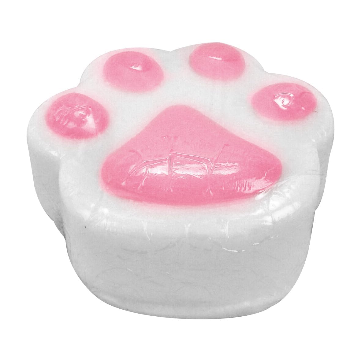 Kingsley Paw Print Bath Soap - 3 Oz White Soap Bar with Pink Paw Pads - Gentle Moisturizing Soap for Kids - Easy to Grip for Little Hands - Tear-Free Formula - Pack of 6