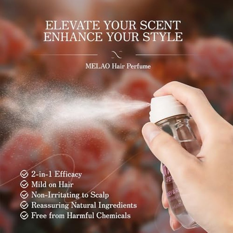 Honey & Rose Hair Perfume with Jojoba & Argan Oil - 2.98 Fl Oz