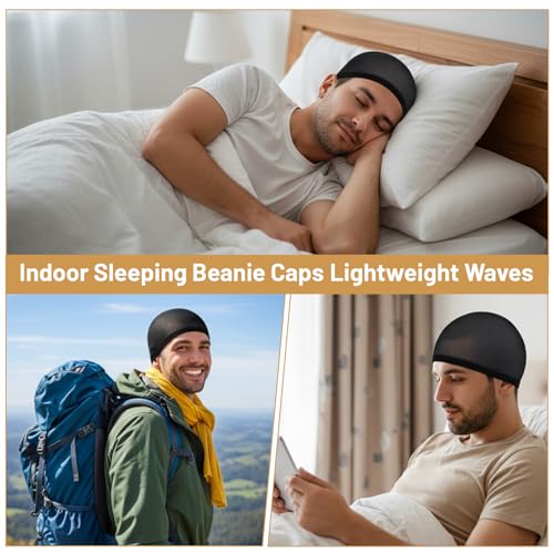 Wave Cap 10-Pack Stretchy Nylon Wig Cap for Men & Women