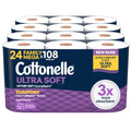 Cottonelle Ultra Soft Toilet Paper - 24 Family Mega Rolls