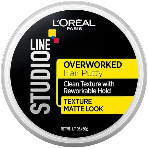 L'Oreal Studio Line Overworked Hair Putty 1.70 oz (Pack of 11)