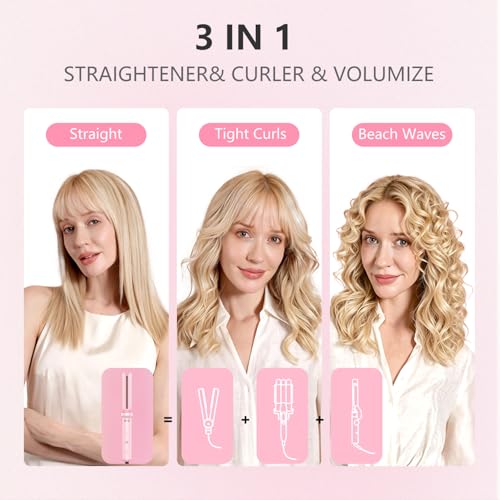 FORLIFA Automatic Curling Iron with Cool Airflow Styler - 1 Inch