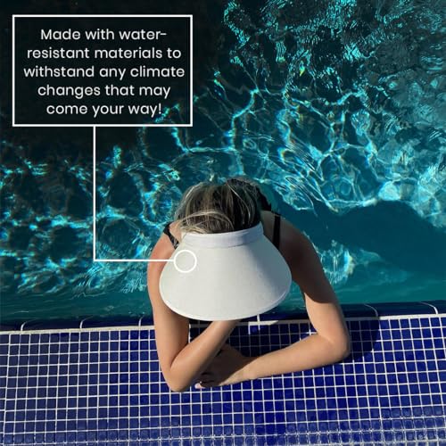 Wide Brim Visor Sun Hat for Women | UV Protection