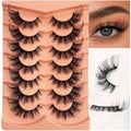 Yasnai 9D Cat Eye False Eyelashes 7 Pairs - Mink Fluffy