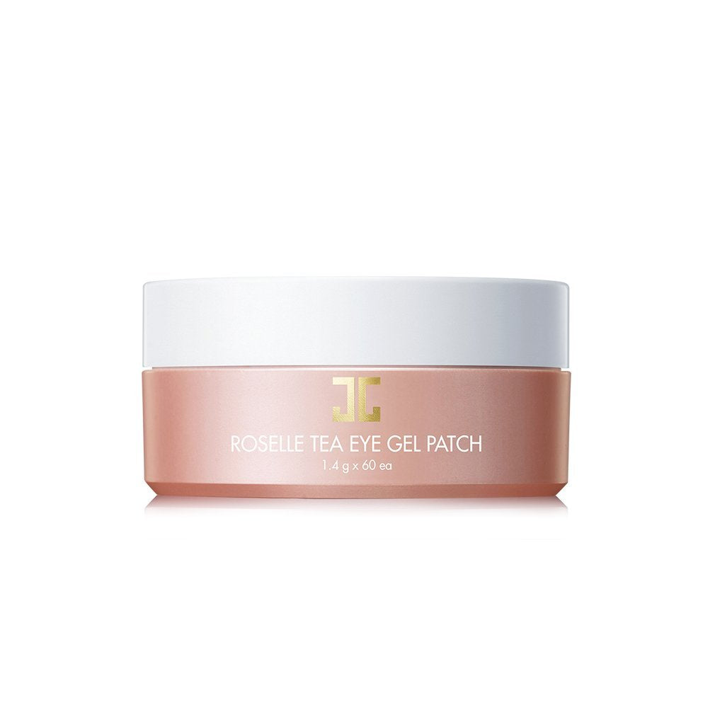 JAYJUN Roselle Tea Eye Gel Patch (60 Patches) - Hibiscus Infused Radiant-Looking & Hydrating Treatment