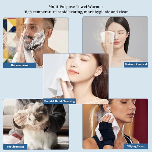 Hot Face Towel Heater Machine | 55°C Auto Warming, 20 Towels