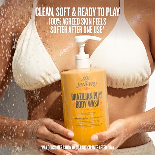 Sol de Janeiro Brazilian Play Body Wash | Moisturizing Shower Gel in Cheirosa 62 Scent