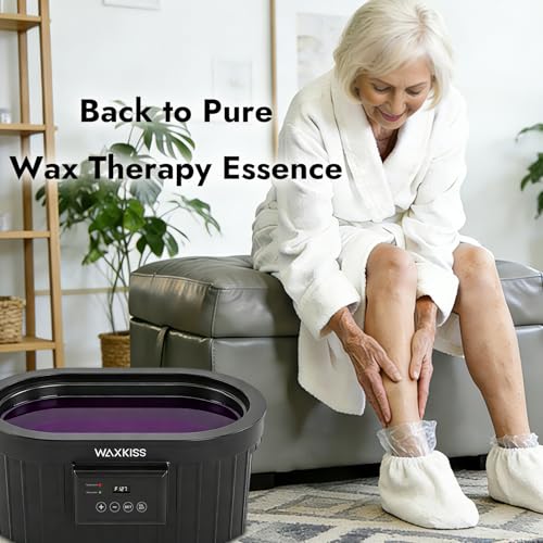 Waxkiss Black Paraffin Wax Machine 5000ml for Hands & Feet Spa & Arthritis