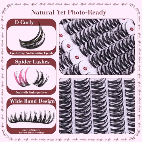 Flaunt Lash Clusters Wispy D Curl Eyelash Extensions 10-16mm
