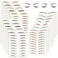 4D Hair-Like Eyebrow Tattoo Stickers, 196 Pairs Waterproof