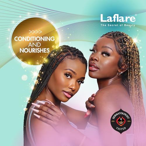 Laflare New Travel Size Mousse Foam - Hair Styling, Shine and Volume Mousse for Braid and Locs (Musk)