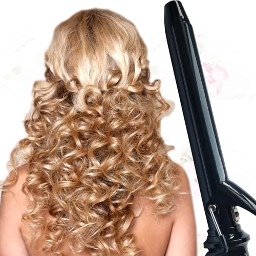 1.25 Inch Curling Iron with Ceramic Barrel - Instant Heat to 450°F